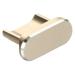 5pcs Durable Jack Interface Wear-resistant Anti Dust Plug Aluminium Alloy Stopper Micro Charger Port Dustproof Cover GOLD