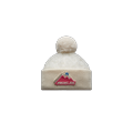 GRENOBLE ENFANT Teddy Fleece Beanie, Girl, White, Size: L