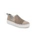 Wide Width Women's Erin Slip On Sneaker by Jambu in Taupe Solid (Size 8 1/2 W)