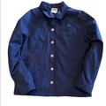 Adidas Jackets & Coats | Adidas Snap Closure Fleece Lined Jacket Navy Blue - Medium | Color: Blue | Size: M