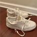 Madewell Shoes | Madewell Court Sneakers In White Leather | Color: White | Size: 6.5