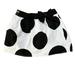 Disney Bottoms | Disney Jumping Beans Girls Skirt 4t White And Black Polka Dot Minnie Emblem | Color: Black/White | Size: 4tg