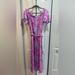 Lilly Pulitzer Dresses | Lilly Pulitzer Moriah Midi Dress Off Shoulder. Euc Worn Once Washed And Hung Dry | Color: Pink/Purple | Size: M