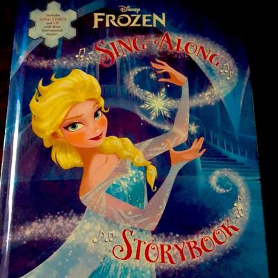 Disney Toys | Disney Frozen Sing-Along Book And Cd | Color: Blue | Size: Osg