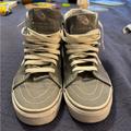 Vans Shoes | Gray High Top Vans In Very Good Condition Men’s Size 7. Women’s 8.5. | Color: Gray | Size: 7