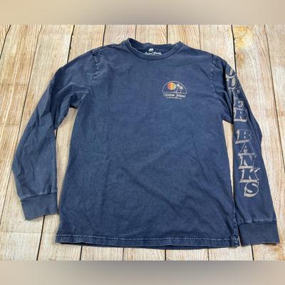 American Eagle Outfitters Shirts | American Eagle Outer Banks Obx Netflix Longsleeve Blue T Shirt Size Medium | Color: Blue | Size: M
