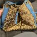 Michael Kors Bags | Michael Kors Large Cinch Tote | Color: Blue/Tan | Size: Os