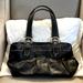 Coach Bags | Coach Soho Black Leather Bag With Double Adjustable Straps | Color: Black | Size: Os