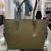 Michael Kors Bags | Michael Kors Gilly Large Saffiano Leather Tote Shoulder Bag Color: Olive Nwt | Color: Gold/Green | Size: Large