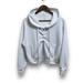 Free People Tops | Free People Fp Movement Cropped Drawstring Hoodie White Size Small 24 X 21 | Color: White | Size: S