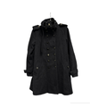Burberry Jackets & Coats | Burberry Wool Cashmere Blend Front Buttons Long Black Coat Women Size 2 | Color: Black | Size: 2