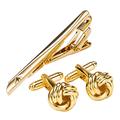 Cufflinks Fashion Gold Cufflinks Necktie Clip For Tie Pin For Mens Gift Classic Pattern Tie Bar Cufflinks Tie Clip Set