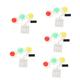 ibasenice 5pcs Busy Board Accessories Kids Interactive Toys Button Toy Electronic Learning Toy Toddler Busy Board Toys Childrens Toys Cognitive Board Baby Plastics Light Activity Board