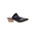 Universal Thread Mule/Clog: Black Print Shoes - Women's Size 9 1/2 - Almond Toe