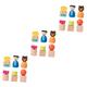 TOYANDONA 3 Sets Screw Toy Nuts Toys Building Blocks Educational Kids Playing Interesting Block Toy Interactive Learning Toy Kids Accessory Board Kids Toy Wooden Child Accessories