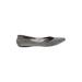 Audrey Brooke Flats: Gray Shoes - Women's Size 8 1/2 - Pointed Toe