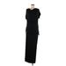 Victoria's Secret Casual Dress - Formal: Black Print Dresses - Women's Size Small