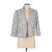 Cynthia Rowley TJX Jacket: Short Gray Marled Jackets & Outerwear - Women's Size Medium