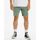 2-in-1-Shorts BILLABONG "Crossfire Mid" Gr. 34(L), grün (sage) Herren Hosen Shorts