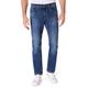 Straight-Jeans PIONEER AUTHENTIC JEANS "Rando Dicke Nähte" Gr. 30, Länge 30, blau (blue used buffies) Herren Jeans Straight Fit