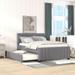 Full Size Multifunctional Upholstered Platform Bed With Trundle