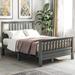 Full Size Simple Wood Platform Bed With Headboard And Footboard,No Box Spring Required