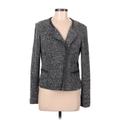 Ann Taylor LOFT Jacket: Gray Marled Jackets & Outerwear - Women's Size 8