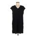 Athleta Casual Dress - Shift: Black Solid Dresses - Women's Size Medium