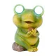 Lampe solaire en forme de grenouille luminaire décoratif d'extérieur idéal pour un jardin