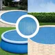 Couverture solaire pour piscine hors sol transfert de chaleur protection ronde pour spa bain à