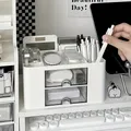 Boîte de rangement nordique simple pour bureau étagères d'organisation de bureau crayon de bureau