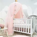 Moustiquaire en Tulle pour Chambre d'Enfant Décoration en Forme d'Étoile Lit de Bébé