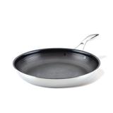 Circulon Clad Stainless Steel Frying Pan w/ Hybrid SteelShield Nonstick, 12.5-Inch Non Stick/Stainless Steel in Gray | 14" | Wayfair 30015