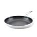 Circulon Clad Stainless Steel Frying Pan w/ Hybrid SteelShield Nonstick, 12.5-Inch Non Stick/Stainless Steel in Gray | 14" | Wayfair 30015