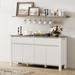 WAMPAT 57" Sideboard in White | Wayfair FW07415-WFN