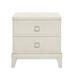 Madison 2-Drawer Nightstand with USB Port in a Grey-White Wash Finish – Home Meridian S916-050