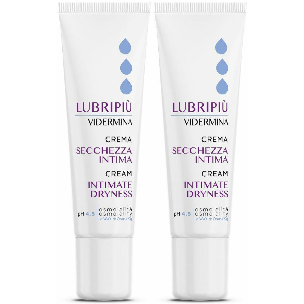 VIDERMINA Lubripiù Crema Secchezza Intima 2x30 ml