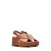 Clarks(r) Manon Wish Wedge Slingback Sandal