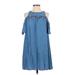 Lauren Conrad Casual Dress - Popover: Blue Dresses - Women's Size X-Small