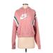 Nike Pullover Hoodie: Pink Graphic Tops - Women's Size Small