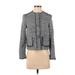 Zara Basic Jacket: Gray Tweed Jackets & Outerwear - Women's Size X-Small