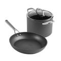 Ninja ZEROSTICK Premium 2-Piece Stock Pot and Frying Pan Set - C34BUK