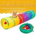 Spirastell Tunnel Tent Cat Play Toy Tunnel Pompon Ball Pompon Ball Cat Ball Cat Play Road Cat Kitty Tunnel Pompon Collapsible Cat Tunnel Cat Kitty Tunnel Cat Tunnel Road Rookin Cat Toy Collapsible