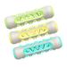 3pcs TPR Dog Toys Dog Chew Toys Dog Toothbrush Doggy Brushing Stick Bone Extremely Durable Puppy Oral Dental Care Tool (Lake Blue Green Yellow)