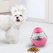 Anuirheih Clearance Dog Tumbler Leakage Toy Food Dispensing Chew Ball Puppy Toys Dog Treat Ball for Pet Dogs Cat Food Treat Feeder Training Ball(7.5x6inch Red)