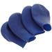 4pcs Waterproof Rain Shoes Non-slip Shoe Cover Outdoor Footwear Durable Shoe Cover for Pet Cat Dog (Blue Size M)