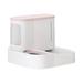 Pet Supplies Cat Automatic Feeder Water Dispenser Large Capacity Drinking Water Integrated Flowing Water Non-wet Mouth Dog Drinking Water Pink