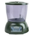 Automatic Fish Feeder Durable Tank Feeder LCD Display Feeder Timing Ration Feeder for Fish Pond Fish Tank Aquarium (Without Battery)