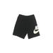 Nike Shorts: Black Solid Bottoms - Kids Boy's Size Medium - Dark Wash