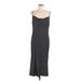 Zara Casual Dress - Midi Scoop Neck Sleeveless: Black Polka Dots Dresses - Women's Size Large